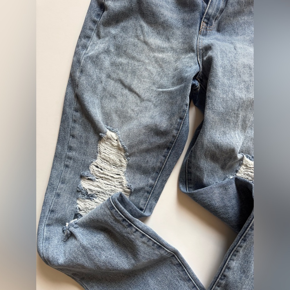 Blue Distressed Jeans - Picture 5 of 13